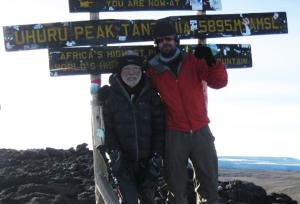George Solt photo, Oldest man to climb the largest Kilimanjaro mountain picture, largest Kilimanjaro mountain climb Guinness World Record, world's largest free-standing mountain